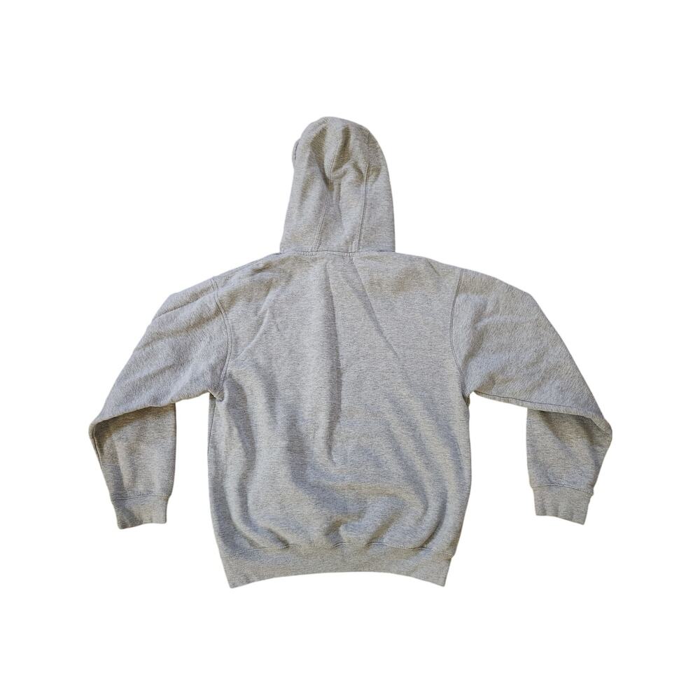 Volkswagen Hoodie Mens Medium Gray VW Logo Pullover Sweatshirt Pennant - Picture 3 of 4